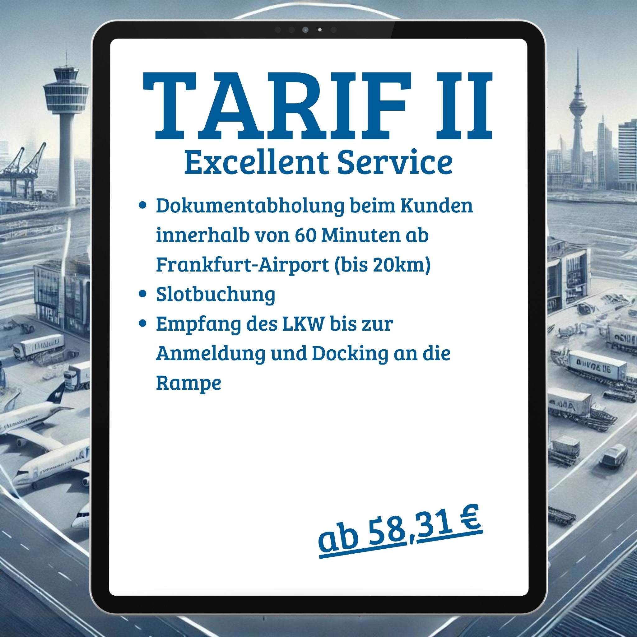 Tarif II – Excellent Service