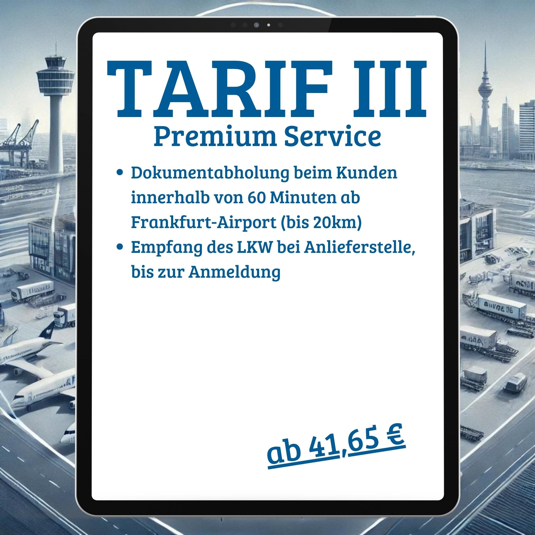 Tarif III – Premium Service